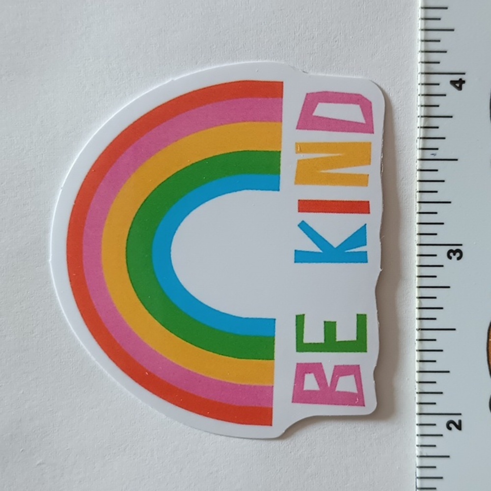 10/$10 Inspirational Positivity Be Kind Peace Love Encourage Flower Sticker